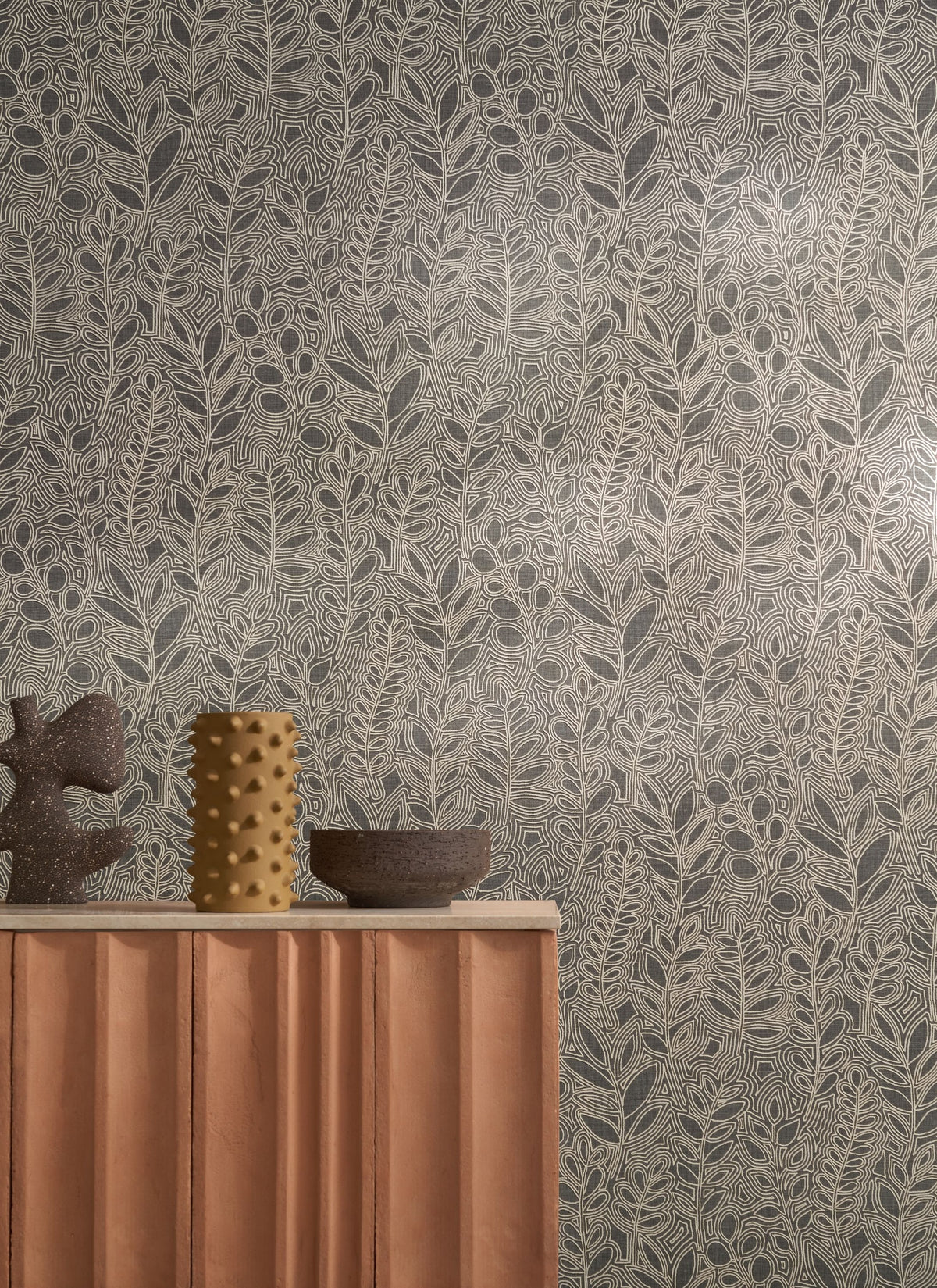 Casamance behang Palmadora Astragale 76680916 detail