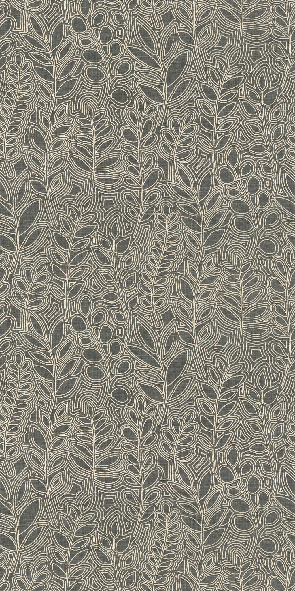 Casamance behang Palmadora Astragale 76680916 anthracite