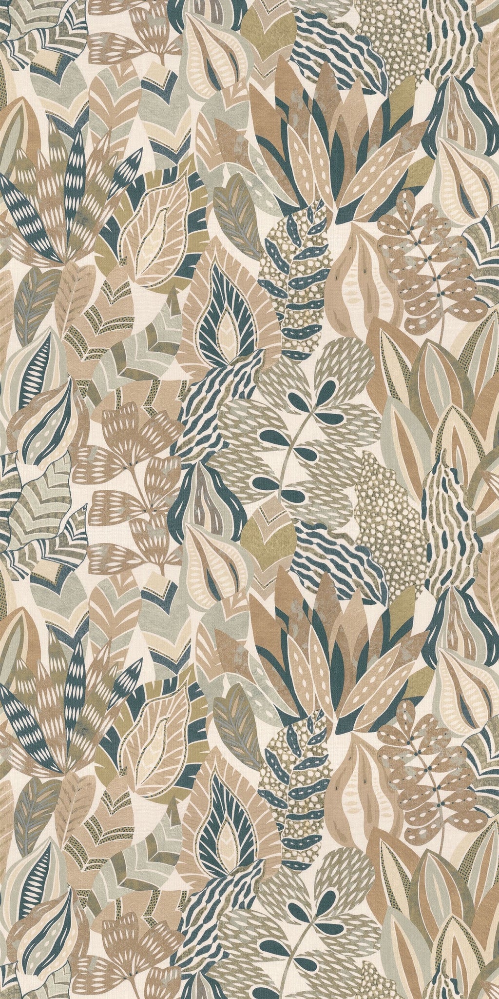 Casamance behang Palmadora Alfabia 76691222 amande mordoré
