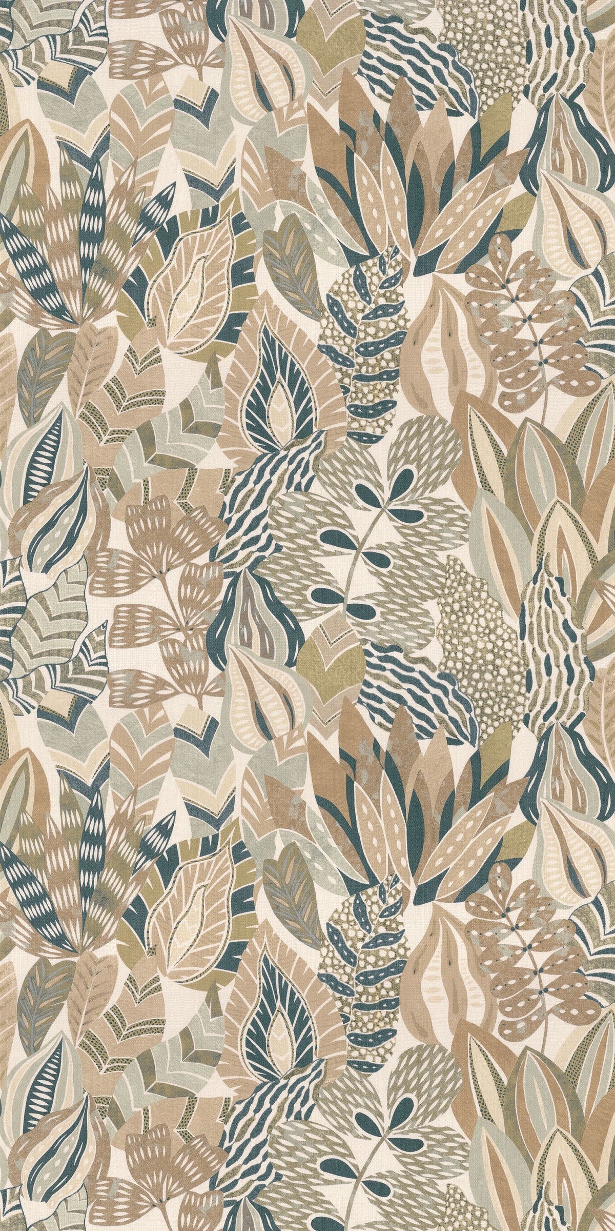 Casamance behang Palmadora Alfabia 76691222 amande mordoré