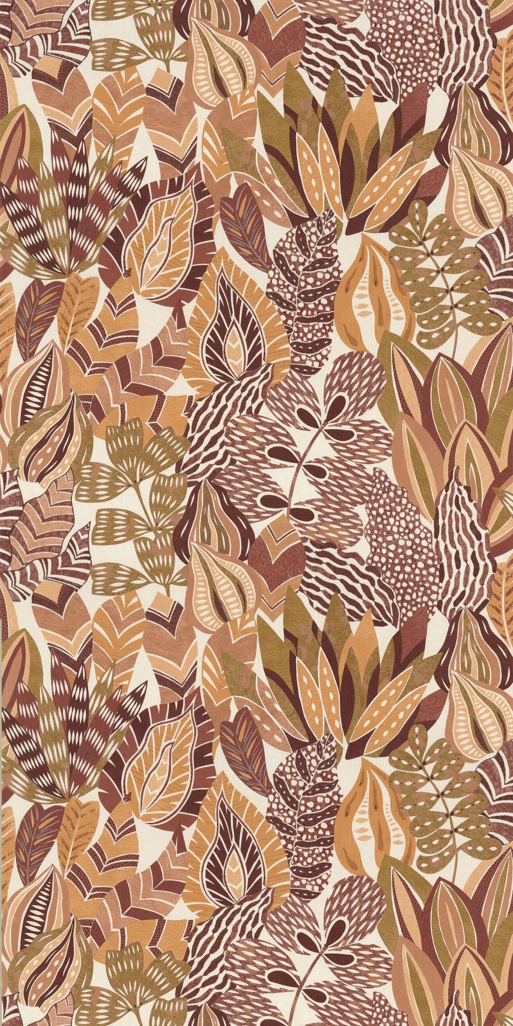Casamance behang Palmadora Alfabia 76691528 terracotta curry