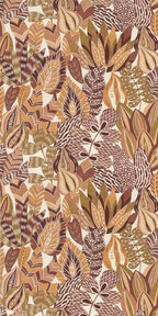 Casamance behang Palmadora Alfabia 76691528 terracotta curry