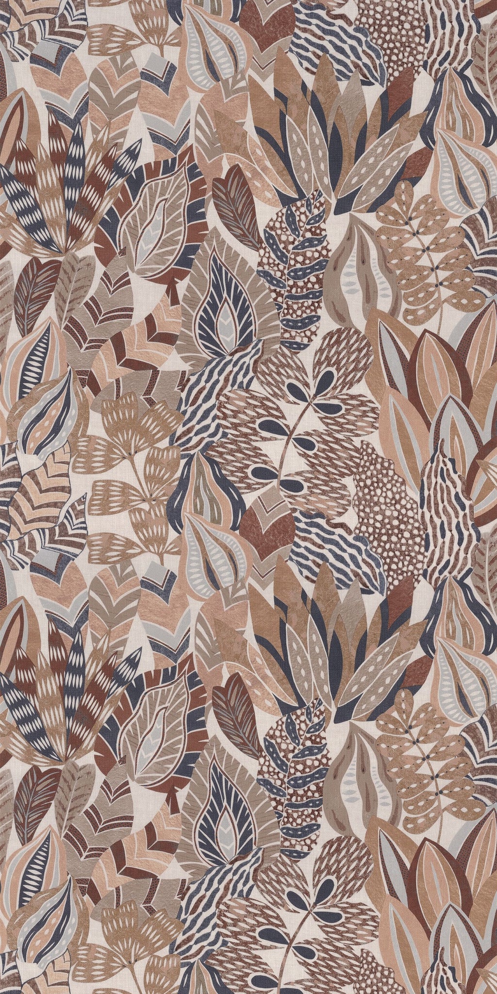 Casamance behang Palmadora Alfabia 76691630 acajou taupe