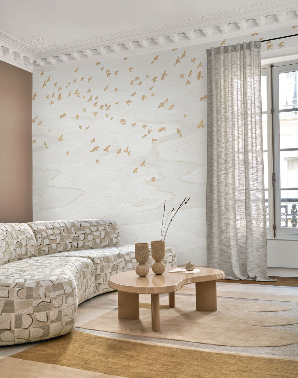 Casamance fotobehang Panoramas 4 Migration 76730406 in interieur