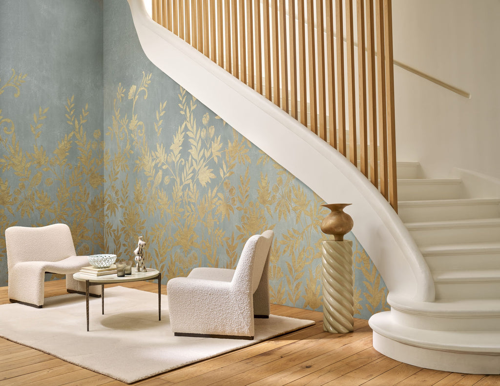 Casamance fotobehang Panoramas 4 Jardin de Diane 76740814 in interieur