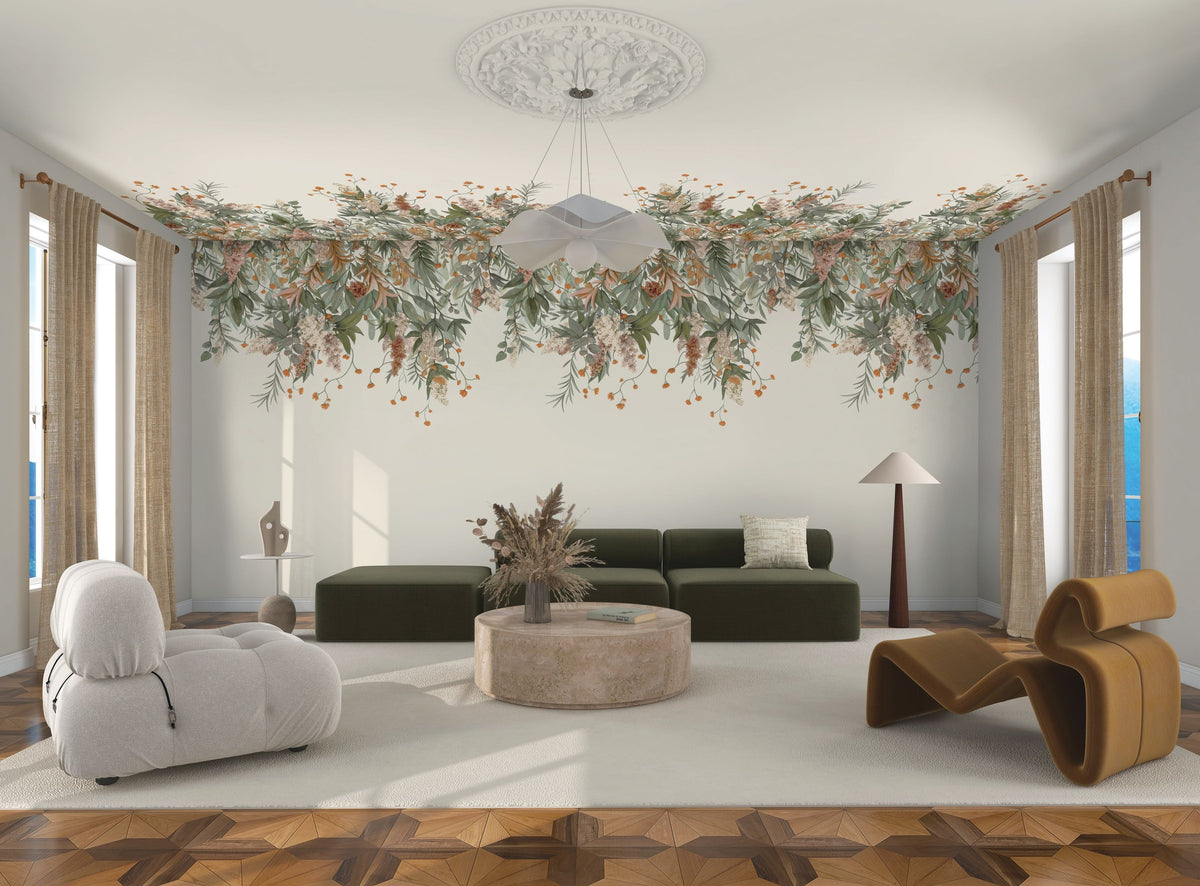 Casamance fotobehang Panoramas 4 Wisteria 76802242 in interieur