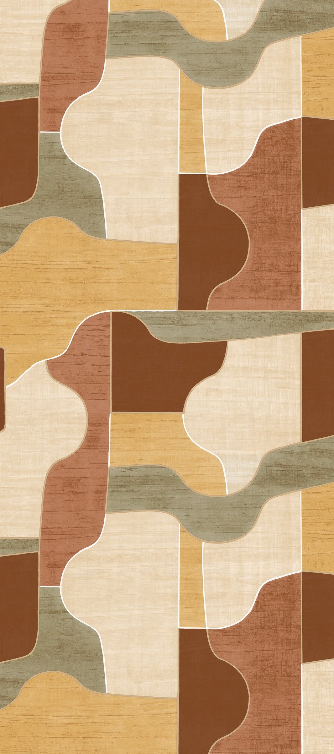 Casamance behang Modernismo 76820100 blush vanille (staal)