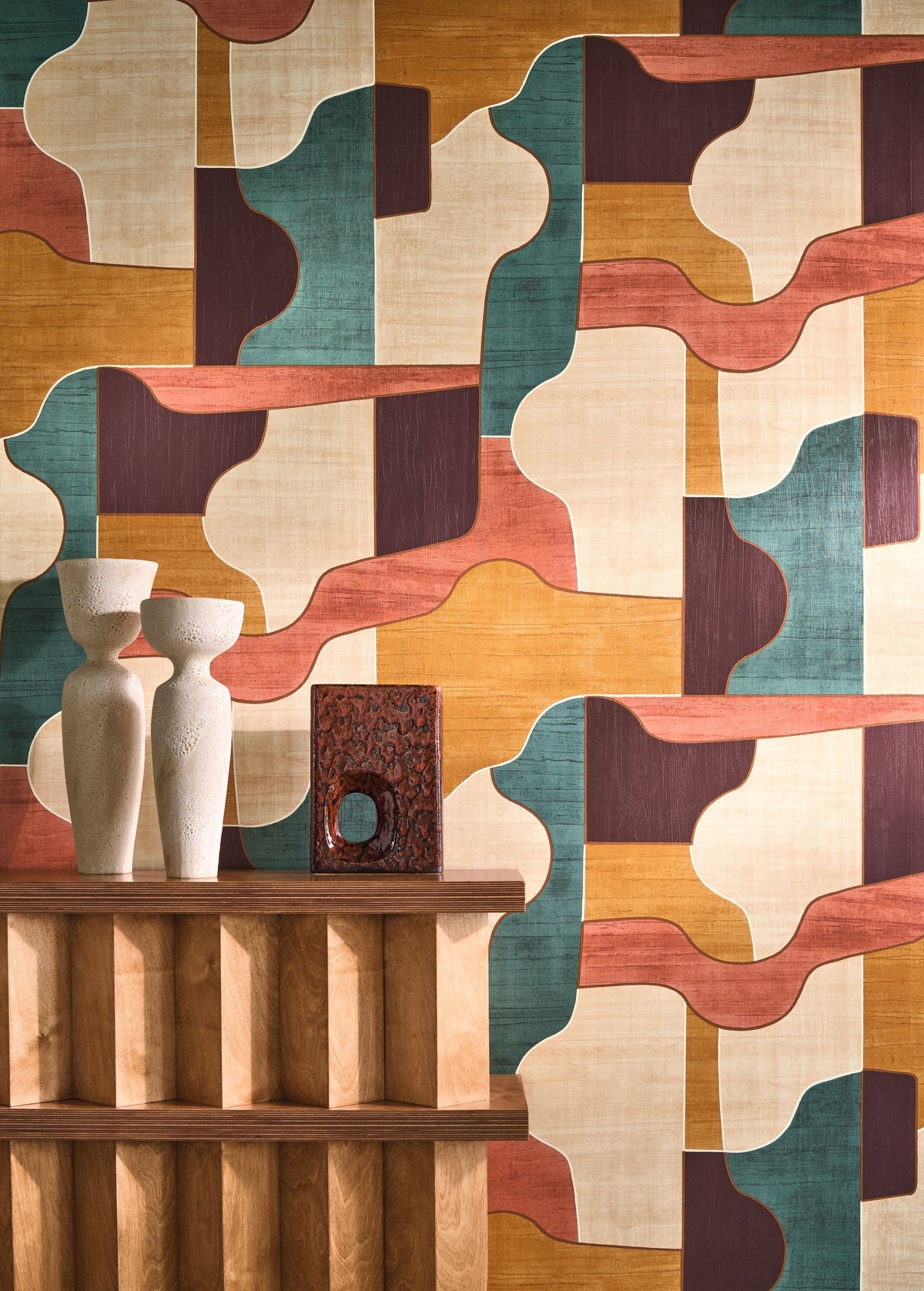 Casamance behang Modernismo 76820202 detail