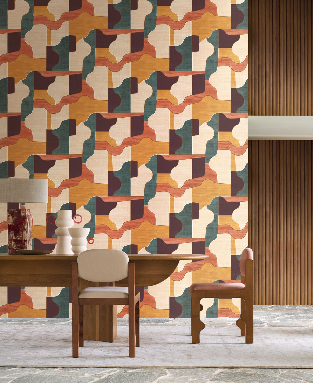 Casamance behang Modernismo 76820202 in interieur
