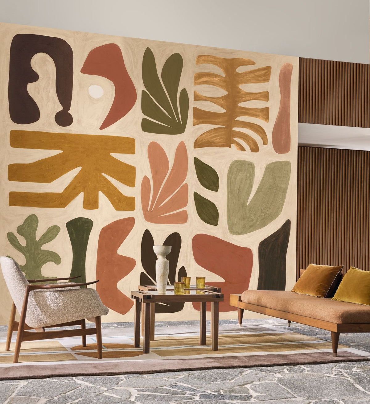 Casamance fotobehang Modernismo Jorge 76863466 detail