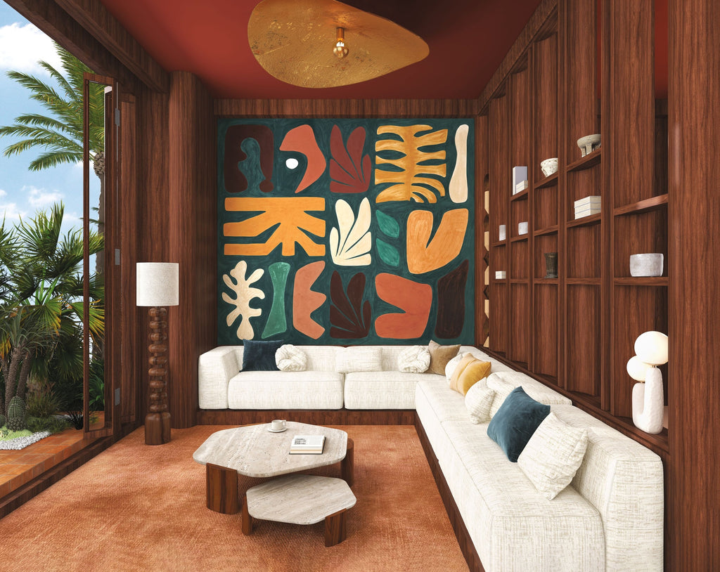 Casamance fotobehang Modernismo Jorge 76863568 in interieur