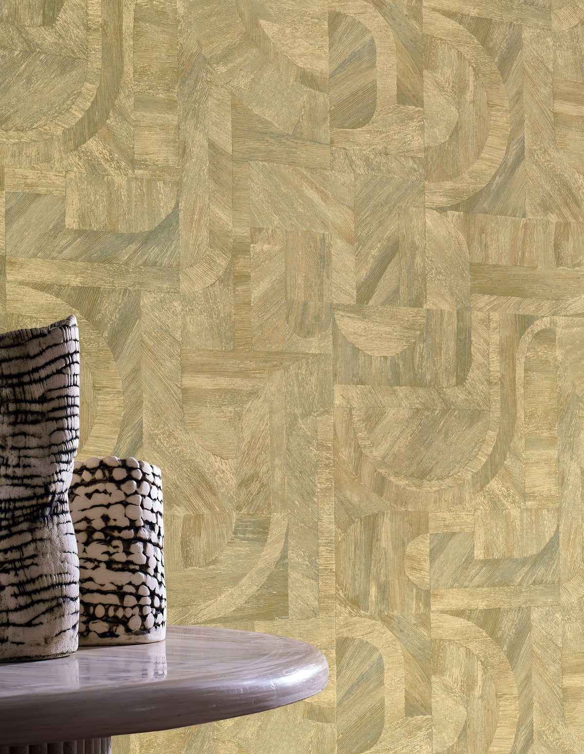 Casamance behang Nature Sur Mesure Intarsia 76870508 detail