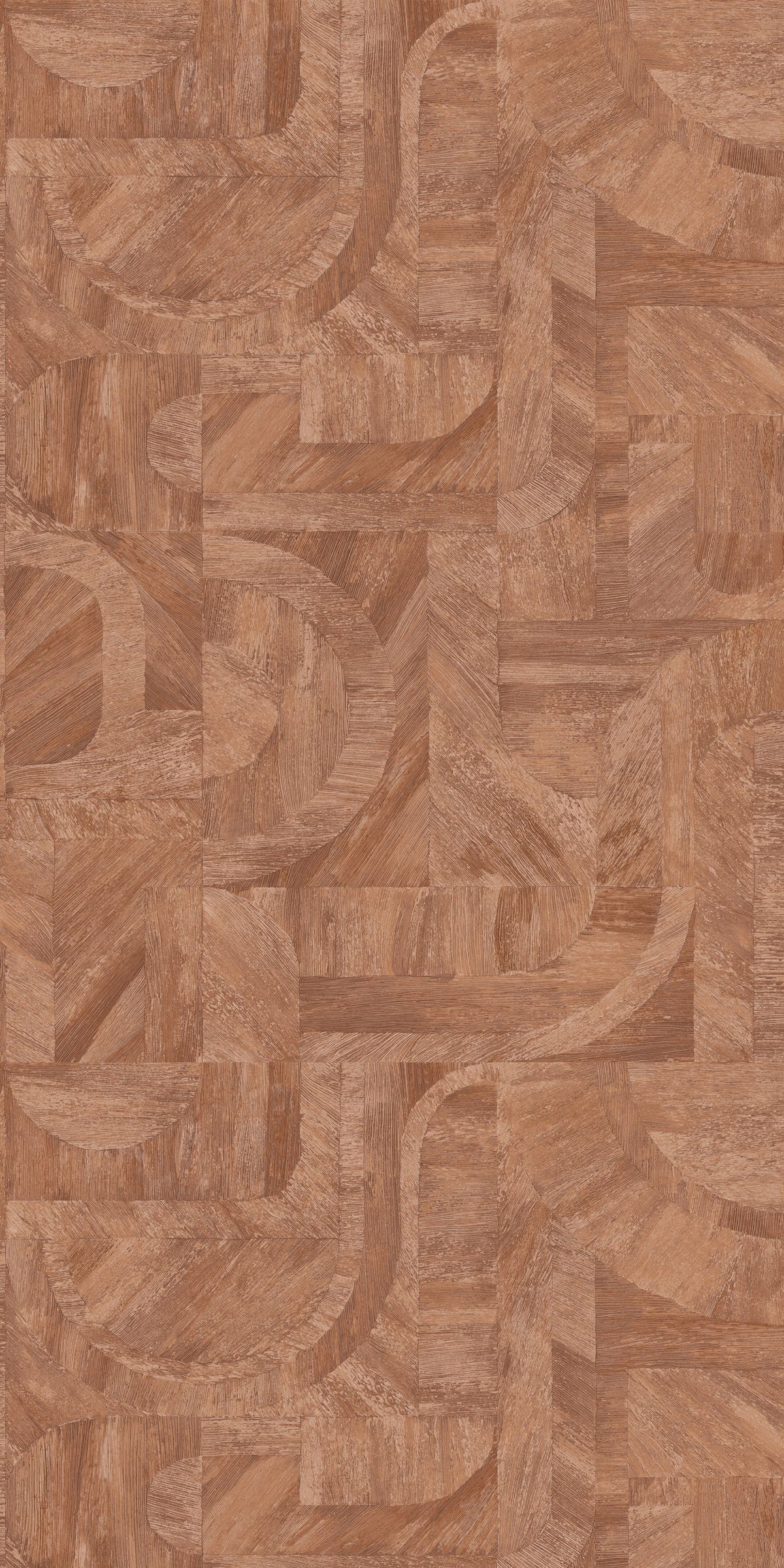 Casamance behang Nature Sur Mesure Intarsia 76870712 terre de sienne (staal)