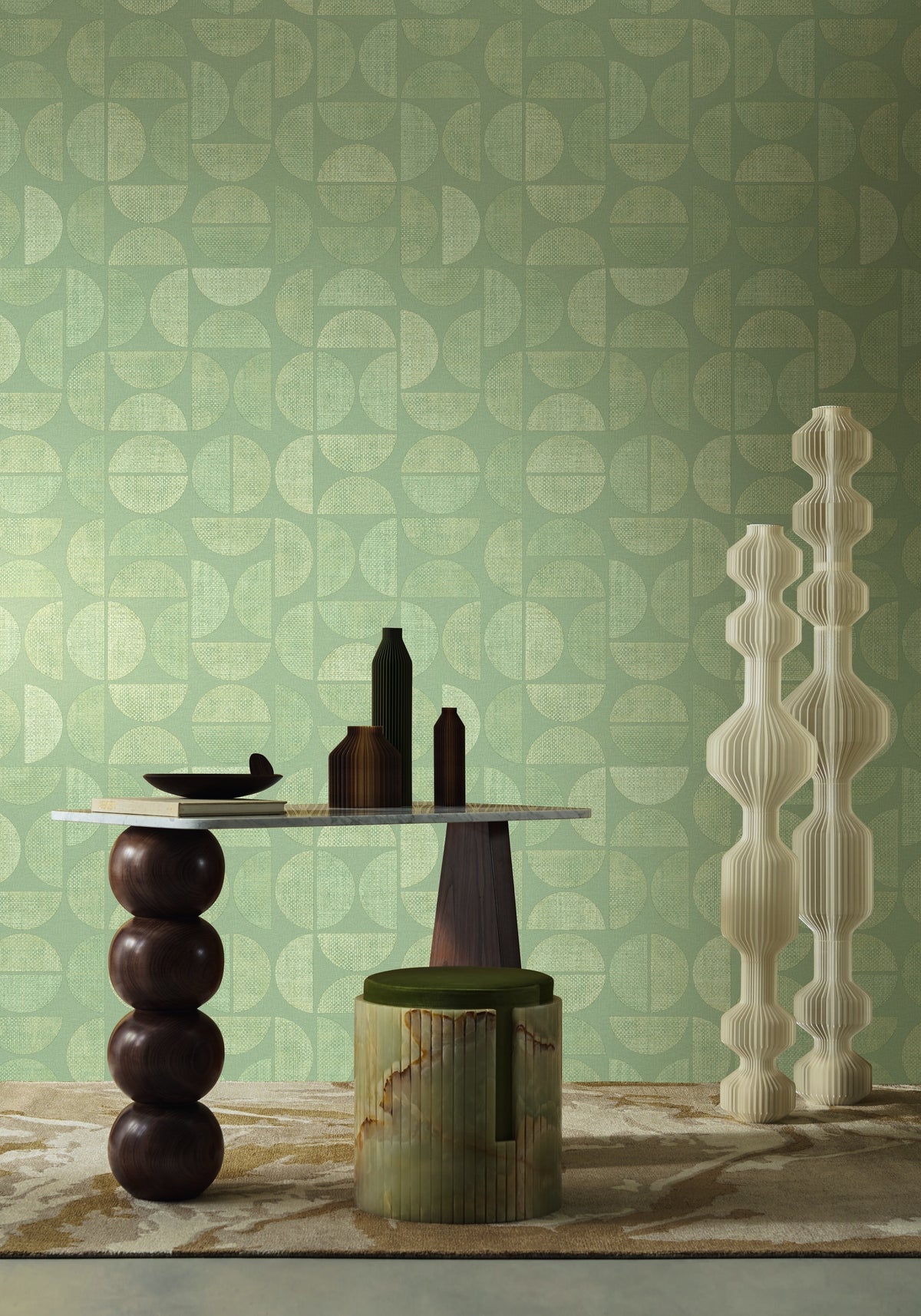 Casamance behang Nature Sur Mesure Dualis 76881120 in interieur