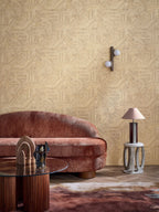 Casamance behang Nature Sur Mesure Imbrication 76891732 in interieur