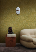 Casamance behang Nature Sur Mesure Imbrication 76891936 in interieur