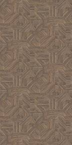 Casamance behang Nature Sur Mesure Imbrication 76892038 sépia