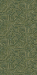 Casamance behang Nature Sur Mesure Imbrication 76892140 vert mousse (staal)