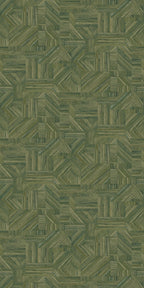 Casamance behang Nature Sur Mesure Imbrication 76892140 vert mousse