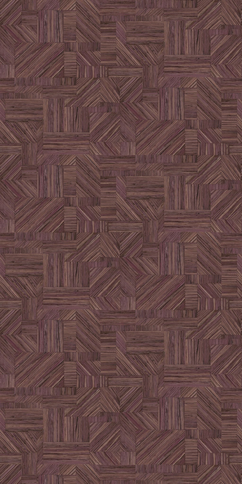 Casamance behang Nature Sur Mesure Imbrication 76892242 prune