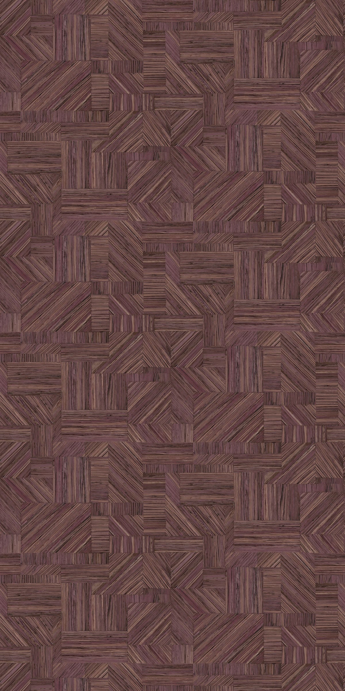 Casamance behang Nature Sur Mesure Imbrication 76892242 prune