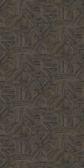 Casamance behang Nature Sur Mesure Imbrication 76892344 ébène (staal)