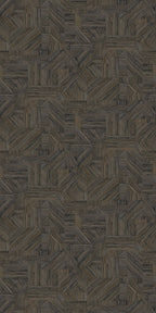 Casamance behang Nature Sur Mesure Imbrication 76892344 ébène
