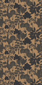 Casamance behang Tressora Inara 76900508 noir doré