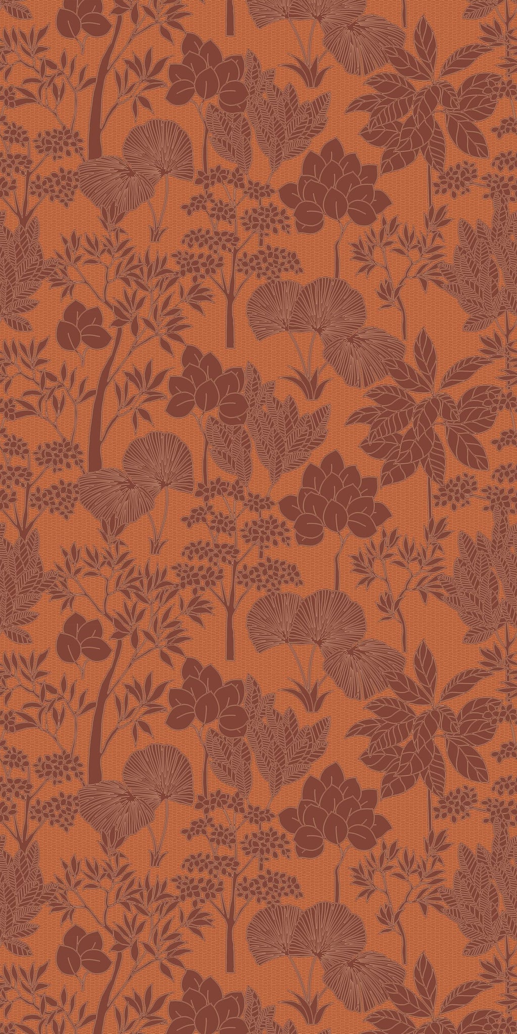 Casamance behang Tressora Inara 76900814 orange brûlé