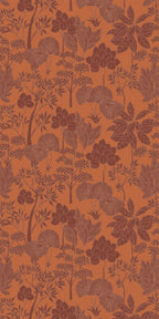 Casamance behang Tressora Inara 76900814 orange brûlé