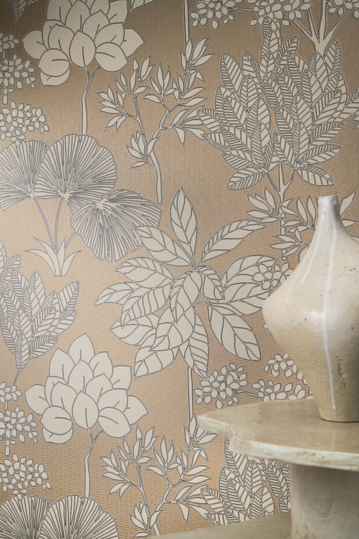 Casamance behang Tressora Inara 76902650 detail