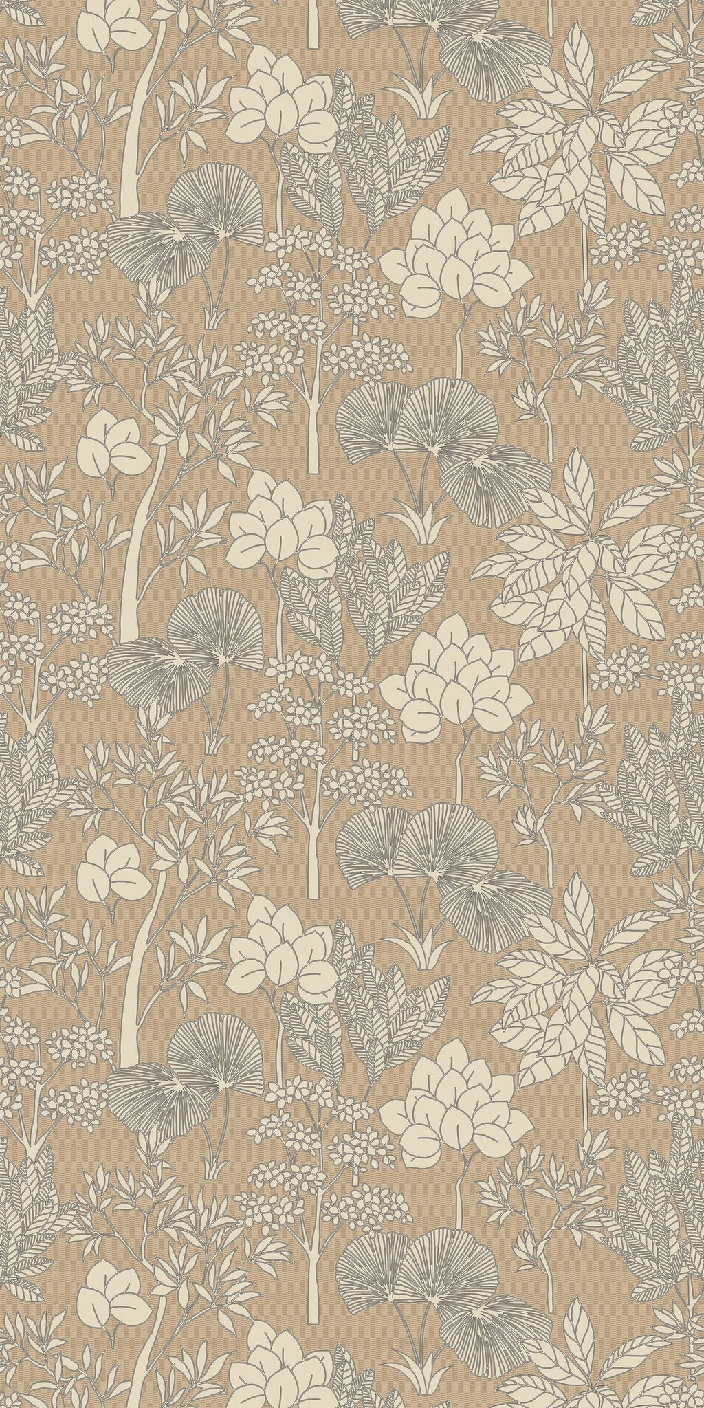 Casamance behang Tressora Inara 76902650 beige doré
