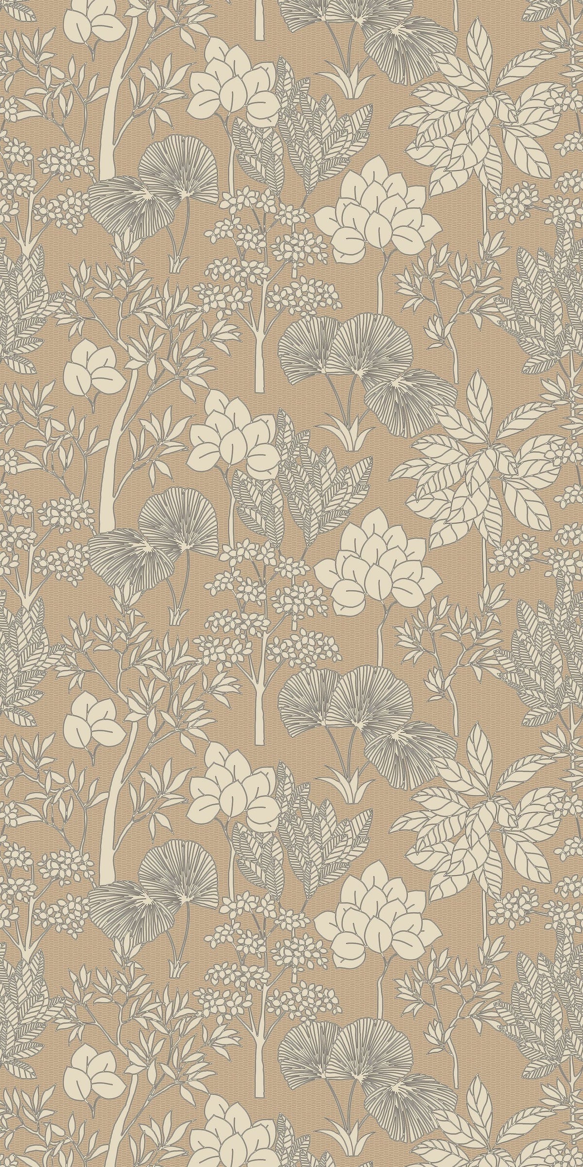 Casamance behang Tressora Inara 76902650 beige doré