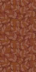 Casamance behang Tressora Lontara 76911222 terracotta cuivré