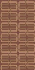 Casamance behang Tressora Matjara 76933058 terracotta cuivré (staal)