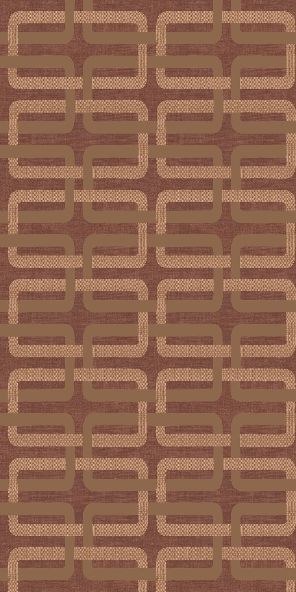 Casamance behang Tressora Matjara 76933058 terracotta cuivré