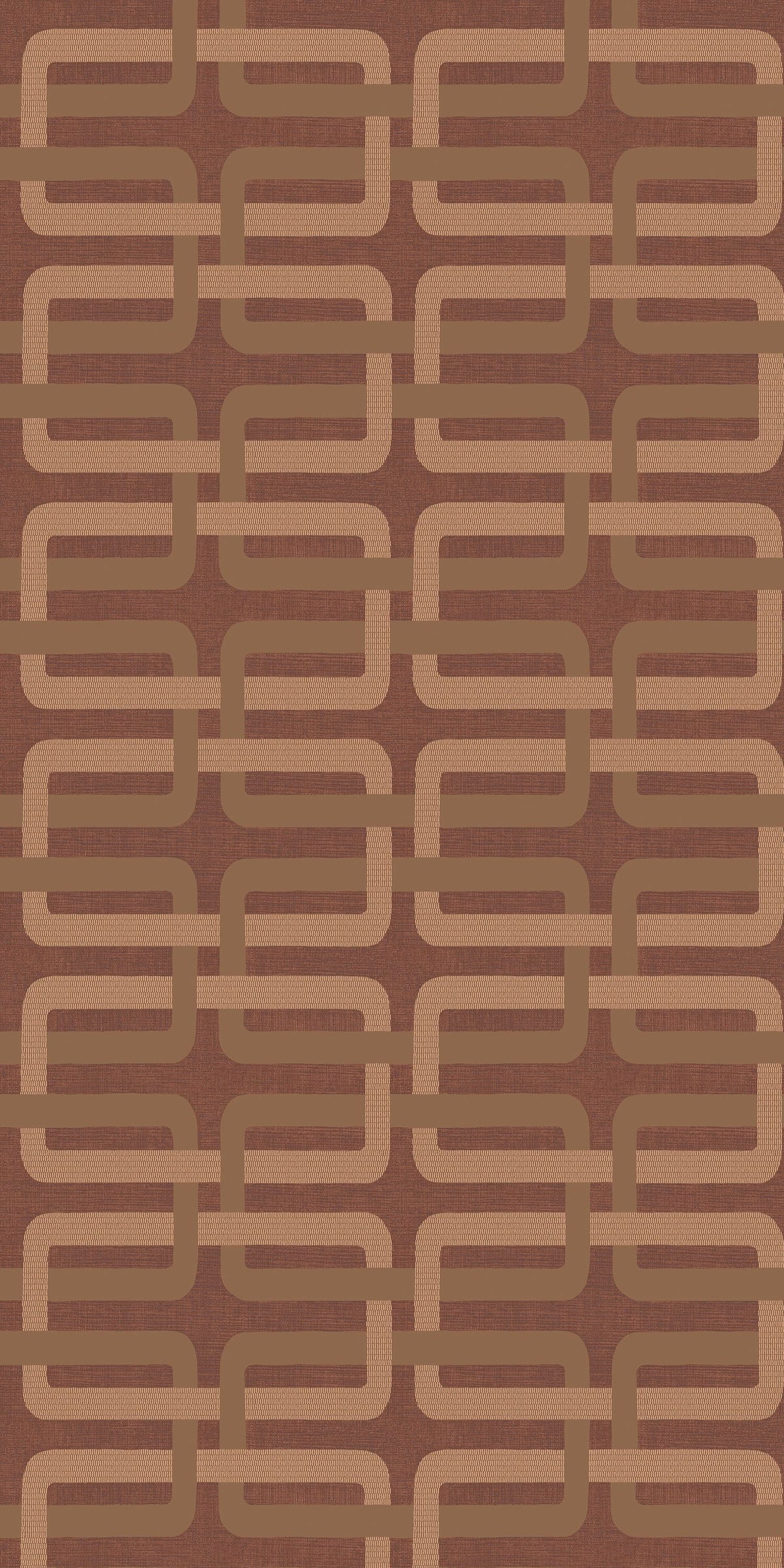 Casamance behang Tressora Matjara 76933058 terracotta cuivré