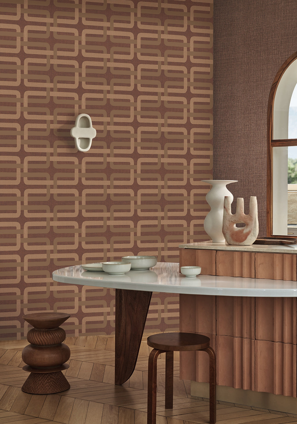 Casamance behang Tressora Matjara 76933058 in interieur