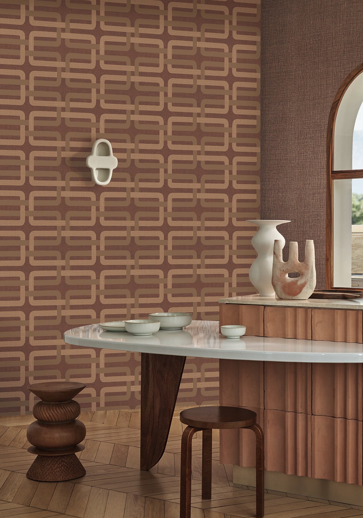 Casamance behang Tressora Matjara 76933058 in interieur