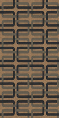 Casamance behang Tressora Matjara 76933160 noir doré (staal)