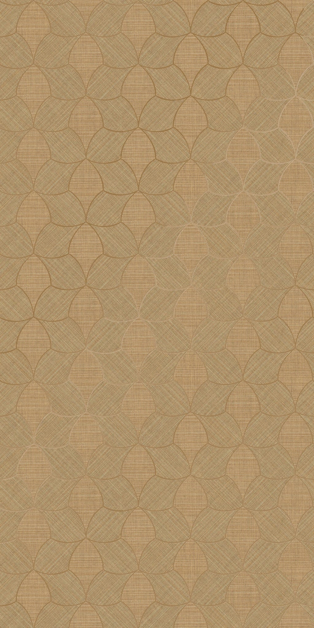 Casamance behang Tressora Tressana 76943466 camel doré