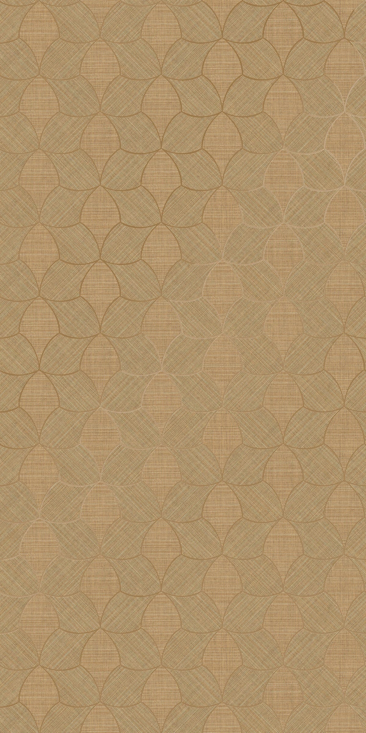 Casamance behang Tressora Tressana 76943466 camel doré