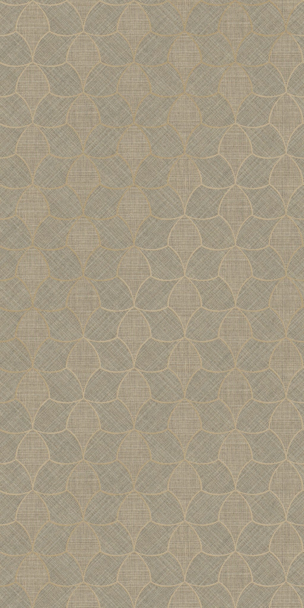 Casamance behang Tressora Tressana 76943568 sépia doré