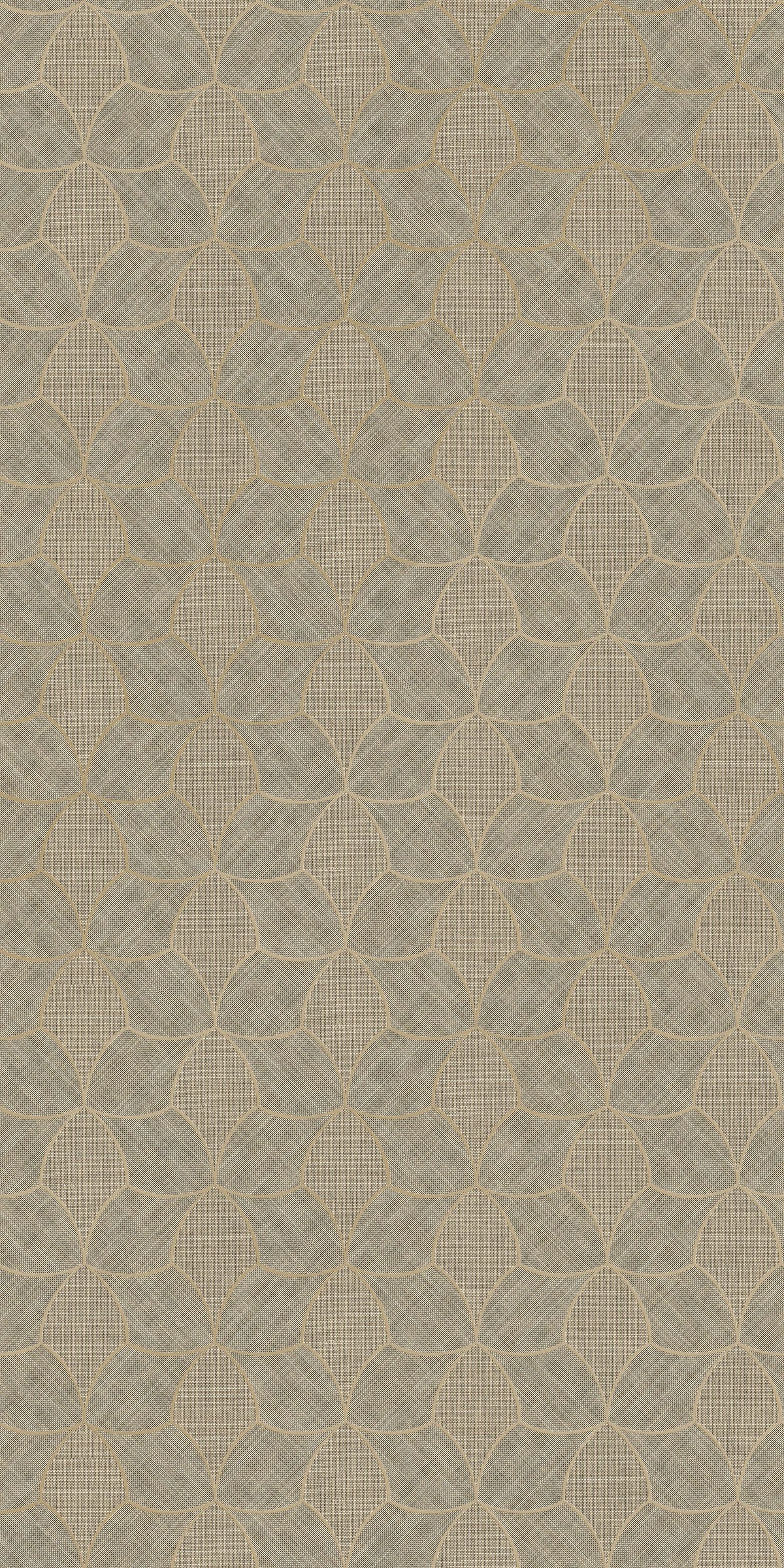 Casamance behang Tressora Tressana 76943568 sépia doré