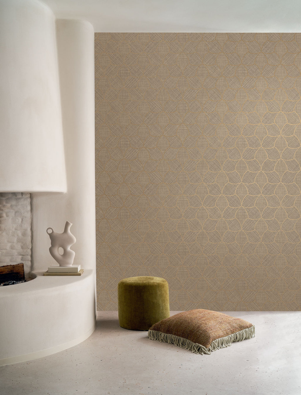 Casamance behang Tressora Tressana 76943568 in interieur