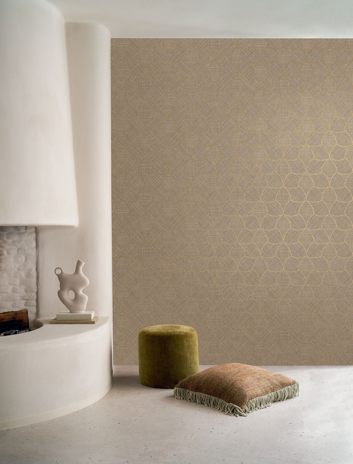 Casamance behang Tressora Tressana 76943568 in interieur