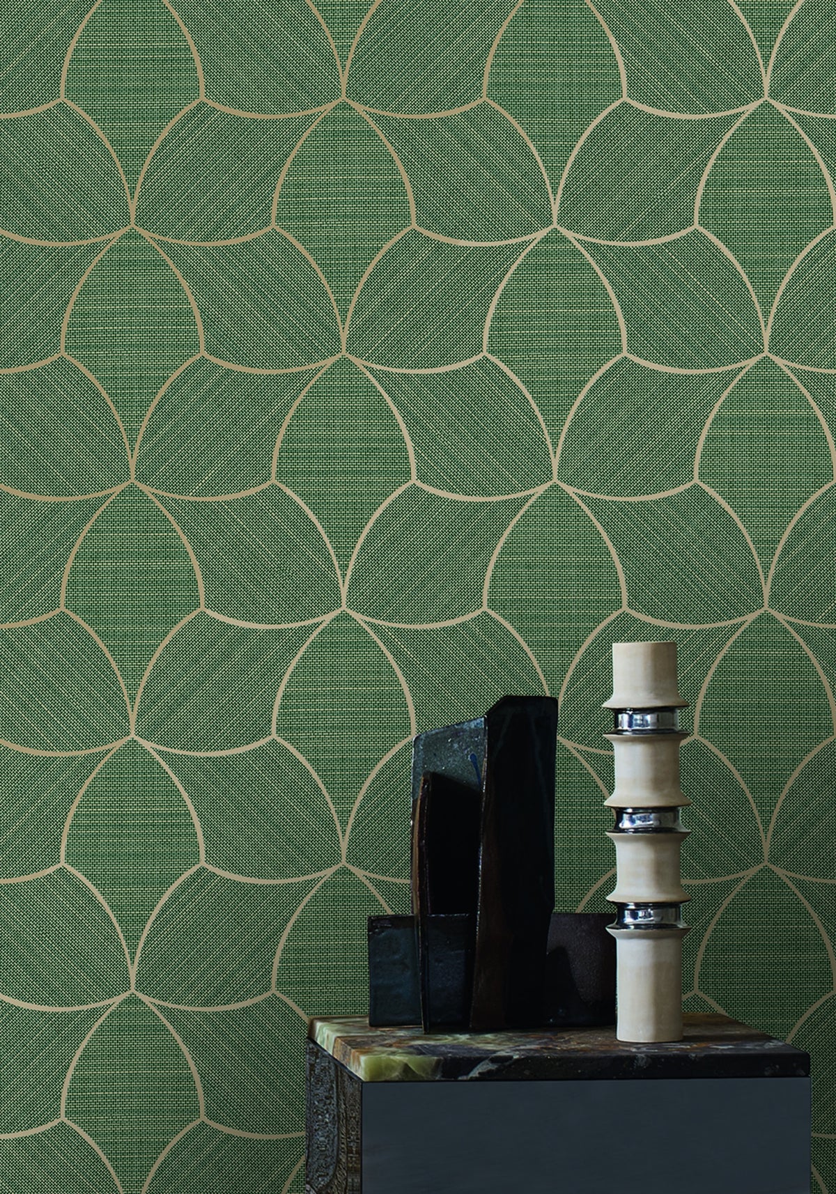 Casamance behang Tressora Tressana 76943670 in interieur