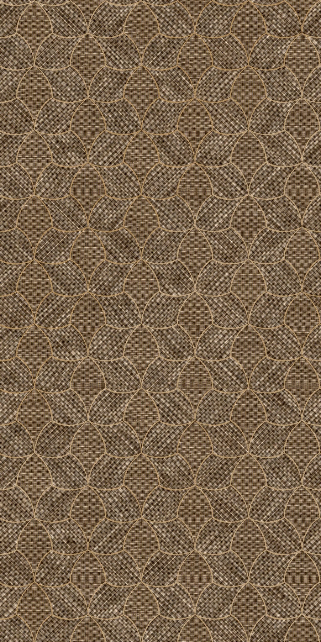 Casamance behang Tressora Tressana 76944078 ébène doré