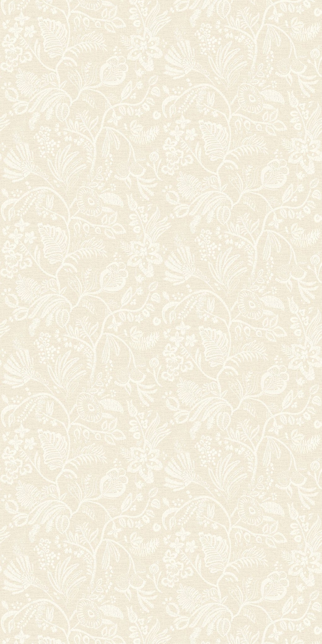 Casamance behang Broderies Pastel 76960100 ivoire