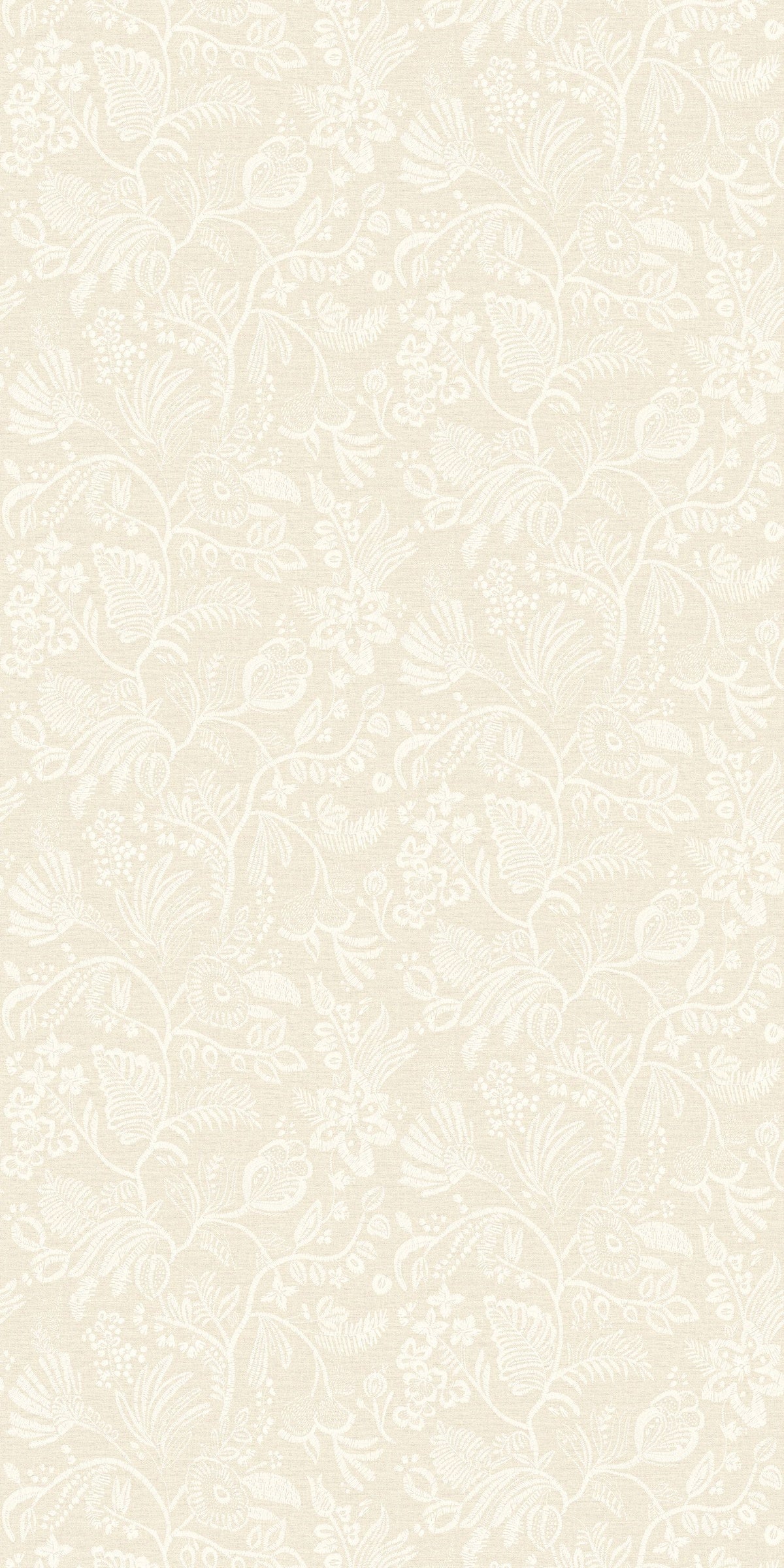 Casamance behang Broderies Pastel 76960100 ivoire